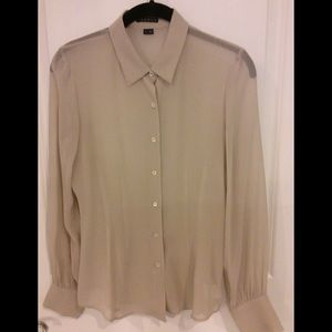 Theory silk blouse